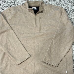 Magellan Men's Tan Zip-Up Sweater
